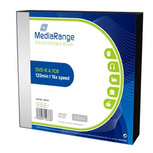 DVD-R MediaRange 120' 4.7GB 16x Slimcase Pack x 5 (MR418)