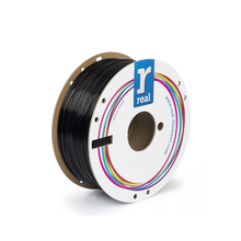Filament Real PETG 3D Printer - Black - spool of 1Kg - 1.75mm (RealPETGRBLACK1000MM175)