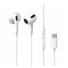 Handsfree Ακουστικά Baseus Encok C17 In-ear με Type-C Λευκό (NGCR010002)