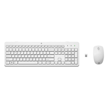 Σετ Πληκτρολόγιο Και Ποντίκι Ασύρματο HP 230 GR Λευκό (3L1F0AA)