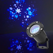 Χριστουγεννιάτικος Προβολέας Nedis LED Snowflake White and Blue Ice Crystals (CLPR1)
