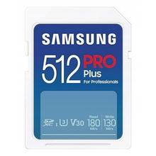 Κάρτα Μνήμης SDXC 512GB Samsung Pro Plus Class 10 U3 V30 UHS-I with USB Reader (MB-SD512SB/WW)