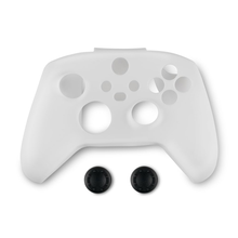 Spartan Gear - Controller Silicon Skin Cover and Thumb Grips (compatible with xbox series x/s) (colour:White)
