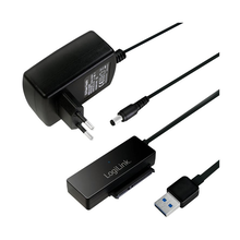 Καλώδιο Σκληρού Δίσκου LogiLink Adapter USB 3.0 > SATA with OTB m. NT