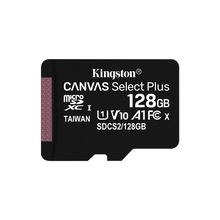 Κάρτα Μνήμης MicroSDXC 128GB Kingston Technology Canvas Select Plus Class 10 UHS-I