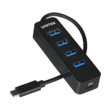 USB Hub Unitek USB-C 4XUSB-A 3.1, ACTIVE, 10 WATT,H1117B