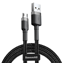 Καλώδιo USB Baseus CAMKLF-AG1 0.5 m A Micro-B Black