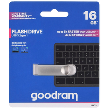 USB Flash 16GB Goodram UNO3-0160S0R11 Type-A 3.2 Gen 1 (3.1 Gen 1) Silver