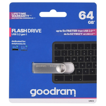 USB Flash 64GB Goodram UNO3-0640S0R11 Type-A 3.2 Gen 1 (3.1 Gen 1) Silver