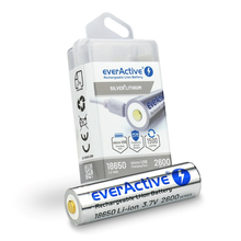 Επαναφορτιζόμενες Μπαταρίες Everactive 18650 3.7V Li-ion 2600mAh micro USB with BOX
