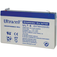 Μπαταρία μολύβδου Ultracell 6V 7AH