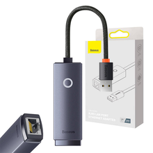 Αντάπτορας Δικτύου USB Baseus Lite Series USB to RJ45 100Mbps (gray)