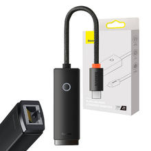 Αντάπτορας Δικτύου USB Baseus Lite Series USB-C to RJ45 (black)