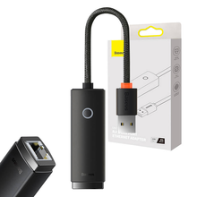 Προσαρμογέας δικτύου Baseus Lite Series USB σε RJ45, 100Mbps (μαύρο)