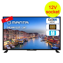 Τηλεόραση 24' Manta HD DVB-T2 HEVC / H.265 TV, 12V SOCKET