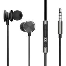 Handsfree Ακουστικά JR-EW03, Half in Ear (Dark Grey)