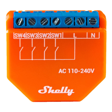 Ενδιάμεσος Διακόπτης Wi-Fi Controller Shelly PLUS I4, 4 inputs