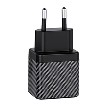 Φορτιστής Πρίζας INVZI GaN 2x USB-C, 45W, EU (black)