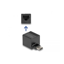Αντάπτορας Δικτύου USB RJ45 Delock 66462 Gigabit Ethernet Μαύρο