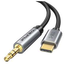 Καλώδιο USB Cabletime Type-C σε 3.5mm C160, 1.8m, γκρι