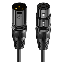 Καλώδιο Μικροφώνου Cabletime XLR 11B24, 3-pin, 24AWG, 3m, μαύρο