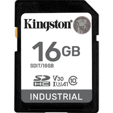 Κάρτα Μνήμης SD 16GB Kingston Ind. pSLC