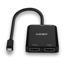 KVM Switch Lindy Mini DisplayPort to 2 Port HDMI MST