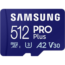 Κάρτα Μνήμης MicroSD 512GB Samsung SDXC PRO Plus (2023)(CL10)