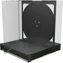 Θήκη CD/DVD MediaRange for 2 discs 10.4mm Black Pack 5 (MRBOX31-2)