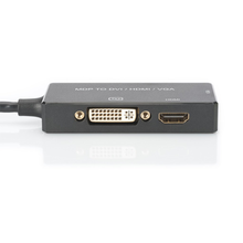 Αντάπτορας DisplayPort Digitus converter mDP->HDMI+DVI+VGA 0.2m