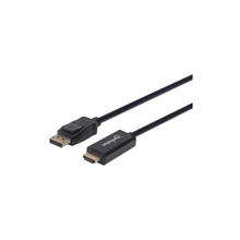 Καλώδιο DisplayPort Manhattan 4K@60Hz to HDMI 1,8m Black