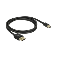 Καλώδιο Mini DisplayPort Delock St > DP St 8K 60Hz 1.00m schw