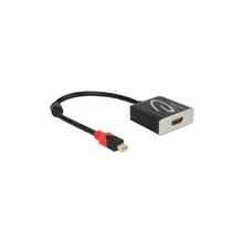 Αντάπτορας DisplayPort Delock mini DP -> HDMI M/F 0.20m schw.