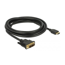 Καλώδιo DVI Delock 18+1 St > HDMI-A St 1.0m Black