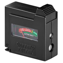 Battery Tester Goobay 54020, για AAA/AA/C/D/9V/N, μαύρο