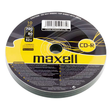 CD-R Maxell 624034-41, 700ΜΒ, 80min, 52x speed, spindle pack 10τμχ