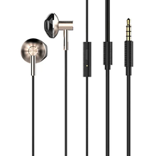 Handsfree Ακουστικά Ldnio με μικρόφωνο HP09, 3.5mm, 1.2m, ροζ χρυσό