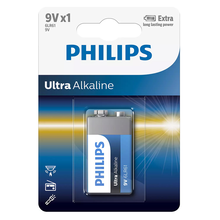 Αλκαλική Μπαταρία Philips Ultra 6LR61E1B/10, 6LR61 9V, 1τμχ