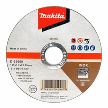 Δίσκοι Κοπής Makita D-65969-12 cutting disc 125x1,2mm INOX