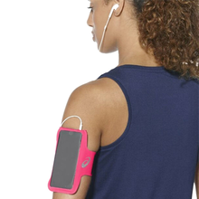 Θήκη Μπράτσου με Θέση για τα Ακουστικά Asics MP3 Arm Tube Ροζ