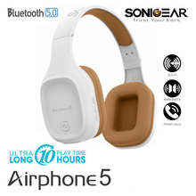 Bluetooth Ακουστικά Sonic Gear 5.0 HEADSET (2019) AIRPHONE 5 W.GOLD