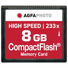 Κάρτα Μνήμης CF 8GB AgfaPhoto High Speed 233x MLC