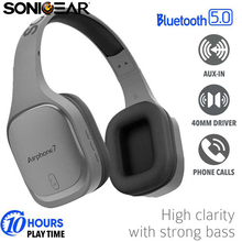Bluetooth Ακουστικά Sonic Gear 5.0 HEADSET AIRPHONE 7 B.GUN METAL