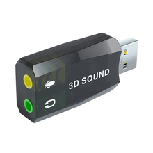 Κάρτα Ήχου USB Powertech 5.1CH, με έξοδο μικρόφωνου και ακουστικού