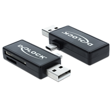 Card Reader Delock USB micro B to SD/microSD OTG extern