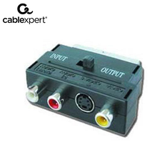 Αντάπτορας Scart Cablexpert BIDIRECTIONAL RCA/Svideo