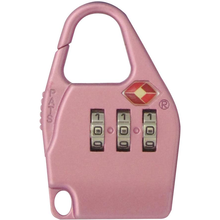 Λουκέτο συνδυασμού Rieffel luggage padlock TSA lock pink