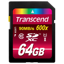 Κάρτα Μνήμης SDXC 64GB Transcend Class10 UHS-I 600x Ultimate