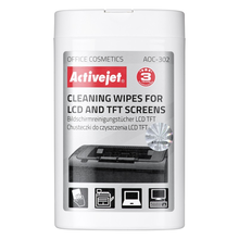 Μαντηλάκια Καθαρισμού Activejet AOC-302 cleaning wipes for LCD/TFT - 100 pcs