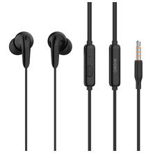 Handsfree Ακουστικά Celebrat με μικρόφωνο G26, 3.5mm, 1.2m, μαύρα